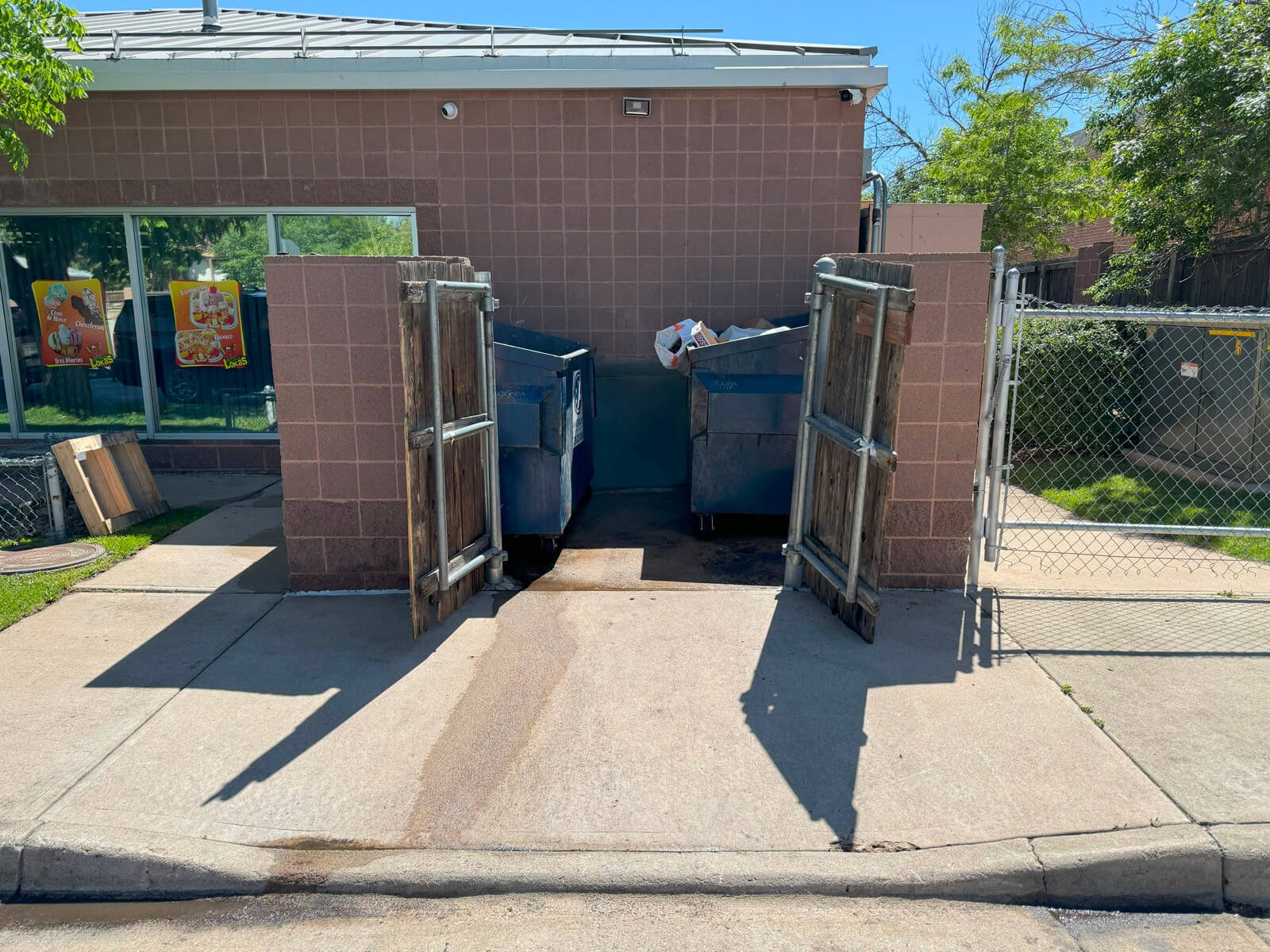 Dumpster Pad Cleaning 01